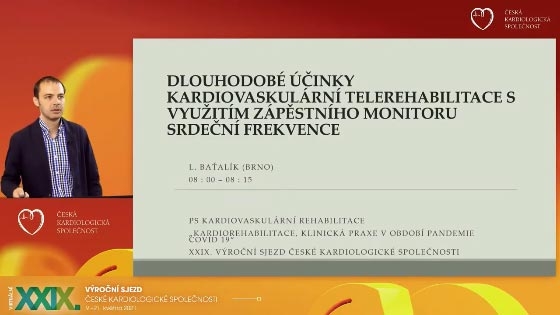 video: DLOUHODOB INKY KARDIOVASKULRN TELEREHABILITACE S VYUITM ZPSTNHO MONITORU SRDEN FREKVENCE