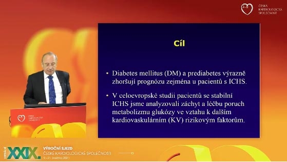 video: DIABETES A PREDIABETES U PACIENT S ICHS VE STUDII EUROASPIRE V.