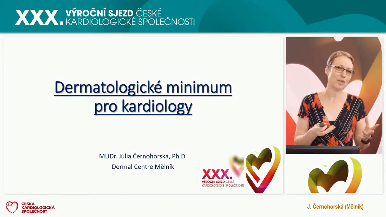 video: DERMATOLOGICK MINIMUM PRO KARDIOLOGY