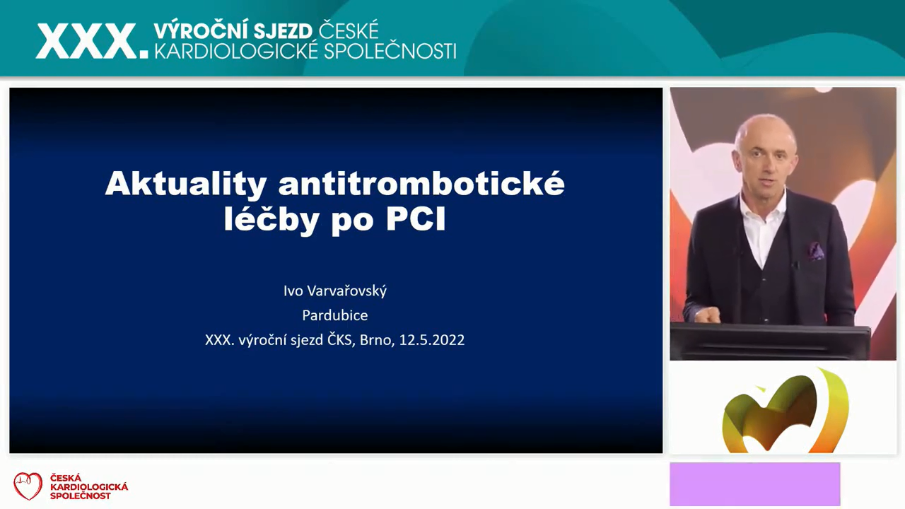 video: AKTUALITY ANTITROMBOTICK LBY PO KORONRNCH INTERVENCCH