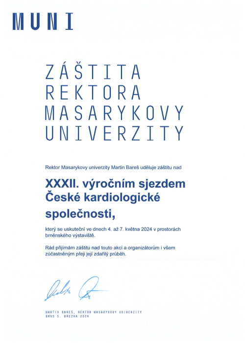 prof. MUDr. Martin Bare, Ph.D.#rektor Masarykovy univerzity 