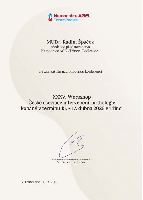 MUDr. Radim �pa�ek#p�edseda p�edstavenstva Nemocnice AGEL T�inec-Podles� a.s.