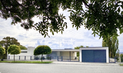 Vila Tugendhat  dlo, kter nestrne.